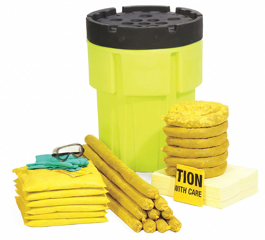 BIOHAZARD SPILL KIT,65 GAL,62 LB