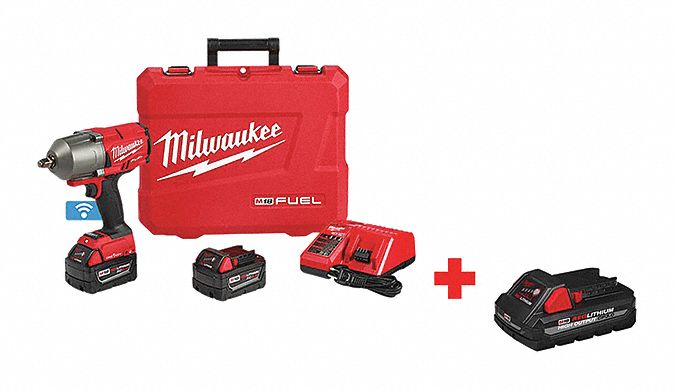 Impact Wrench, Cordless, Compact, 18VDC