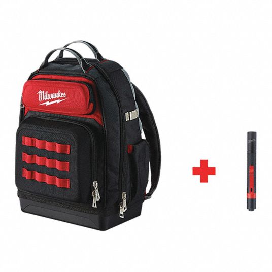 MILWAUKEE, 2 Outside Pockets, 46 Inside Pockets, Tool Backpack