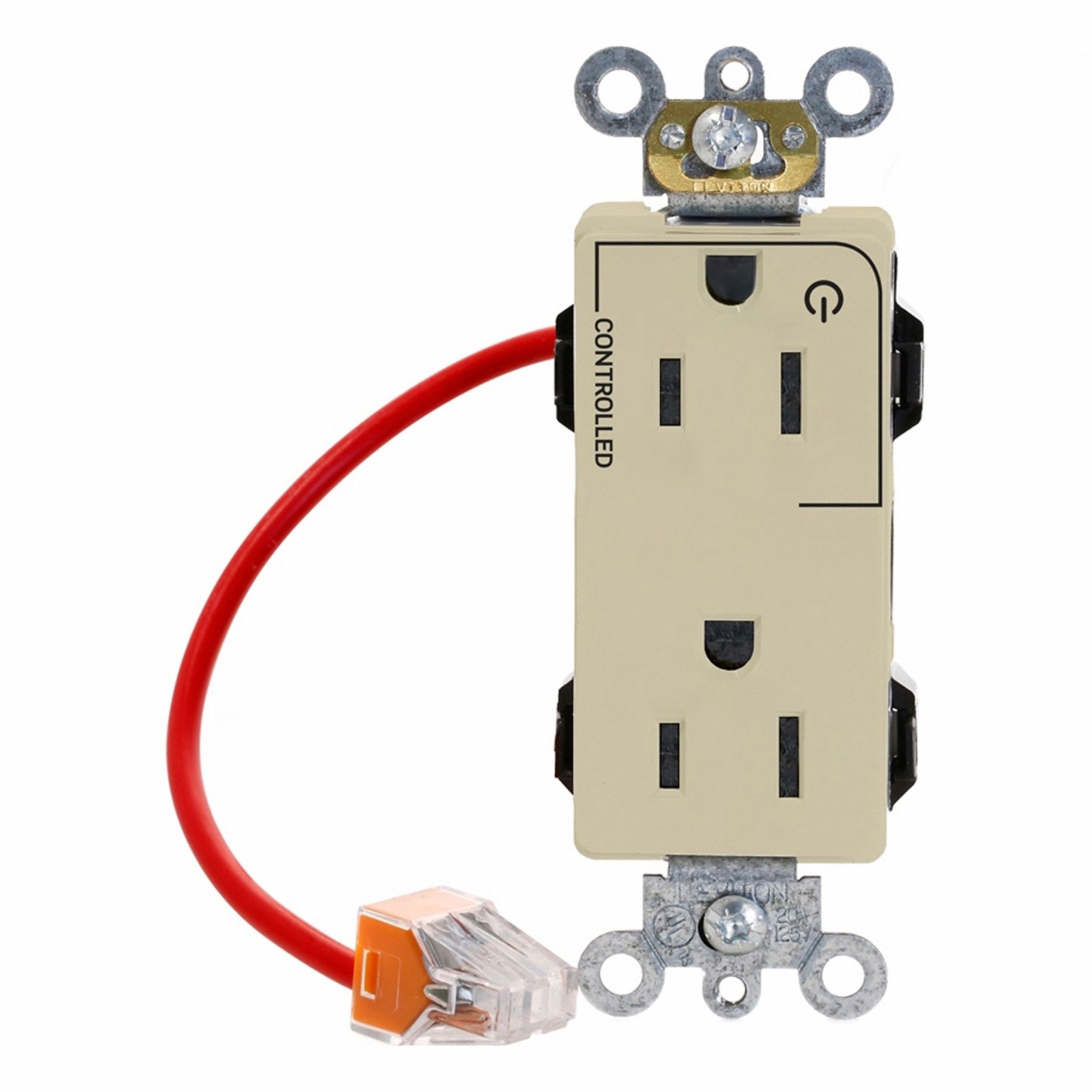Lev-Lok Dup 15A 125V 1MCtrl Self-Gr Ivr