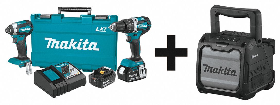 Cordless Combination Kit, 3 Tools, 18V DC