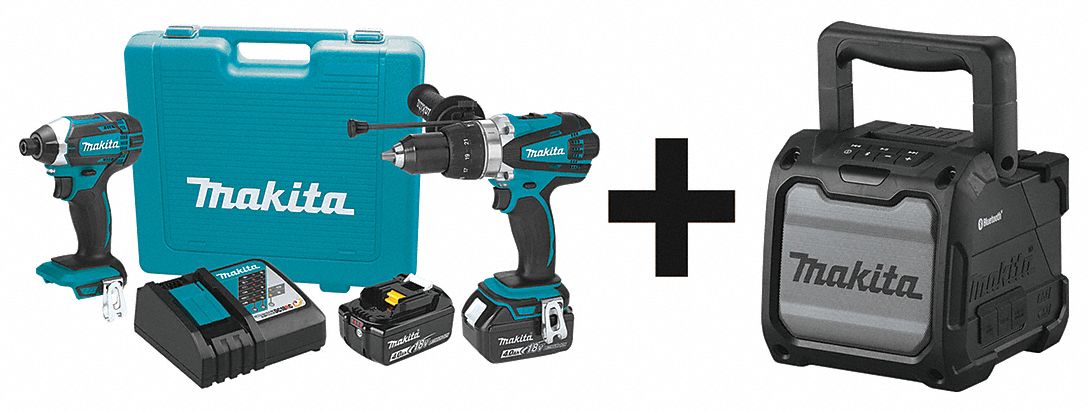 Cordless Combination Kit, 3 Tools, 18V DC