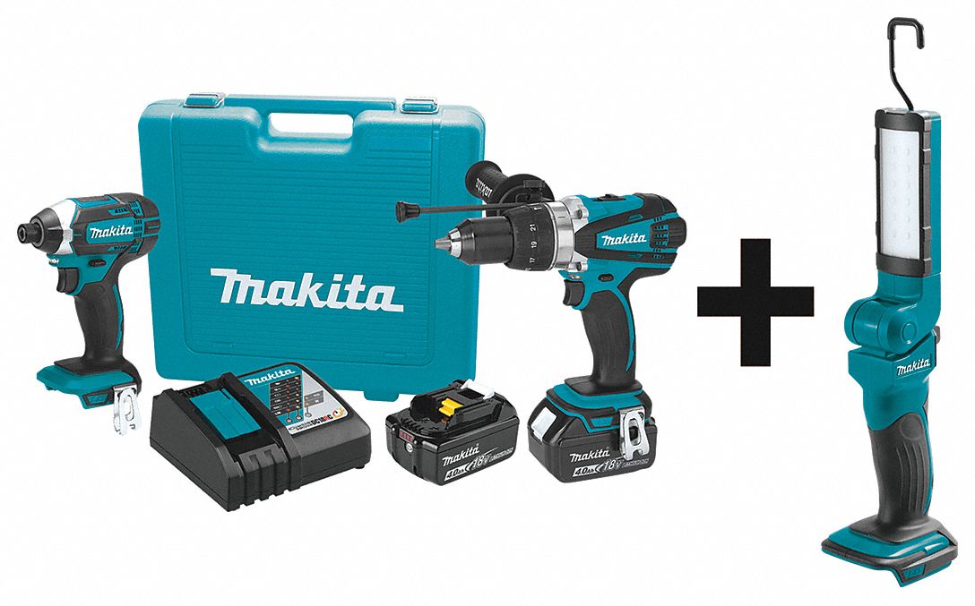 Cordless Combination Kit, 3 Tools, 18V DC