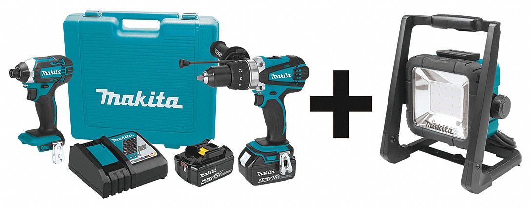 Cordless Combination Kit, 3 Tools, 18V DC