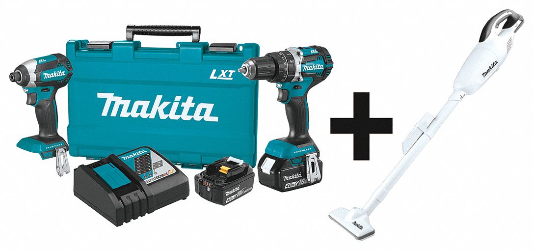 Cordless Combination Kit, 3 Tools, 18V DC