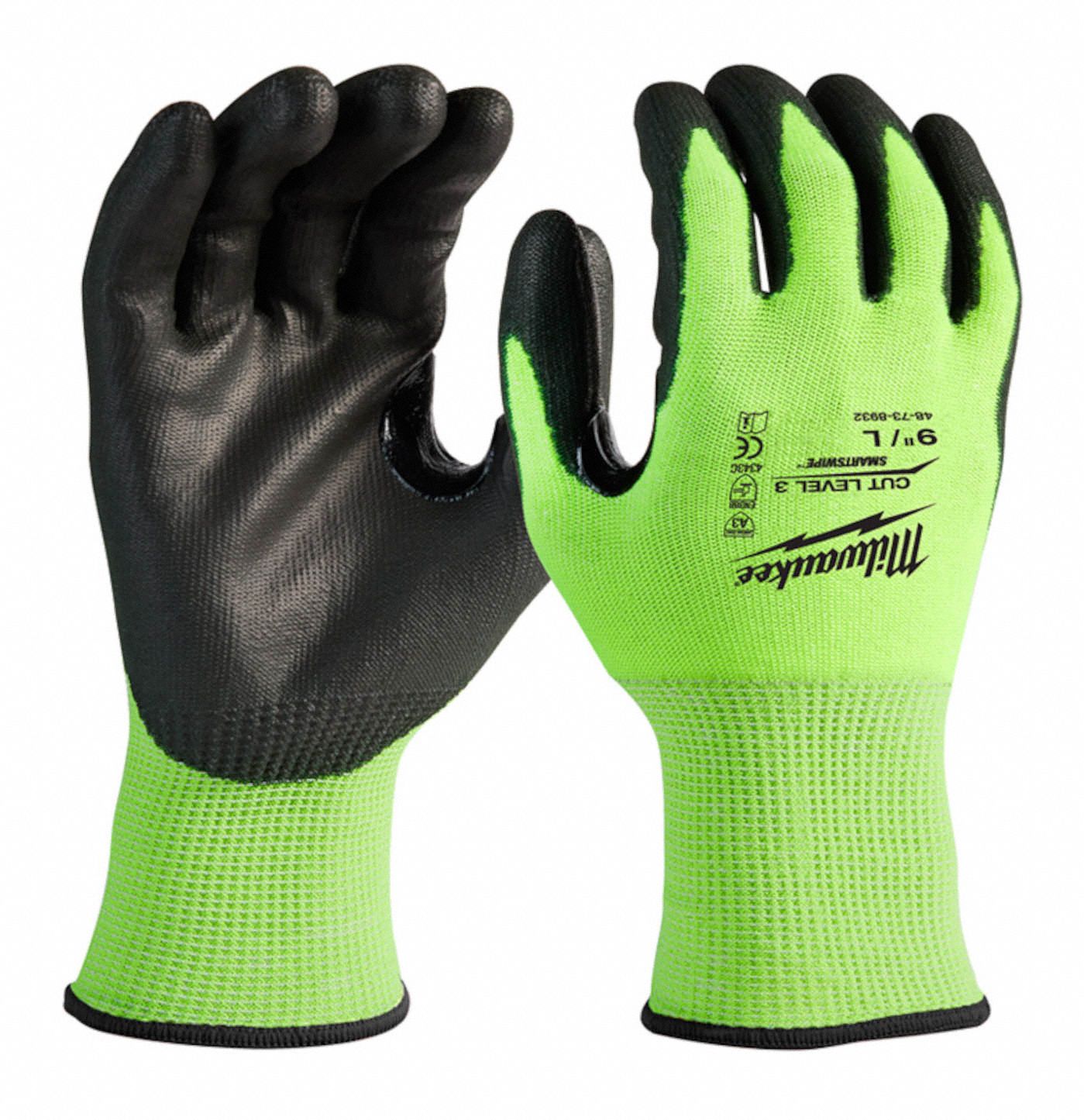 MILWAUKEE, S ( 7 ), ANSI Cut Level A3, Knit Gloves - 327WK0|48-73-8930B ...