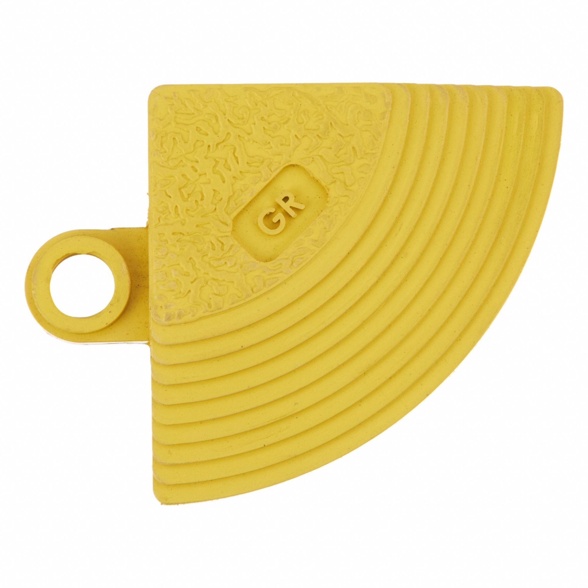 Ramp Outside Corner: Ramp Outside Corner, 4 in x 3 in, WEARWELL 24/Seven® LockSafe®, Ribbed, 4 PK