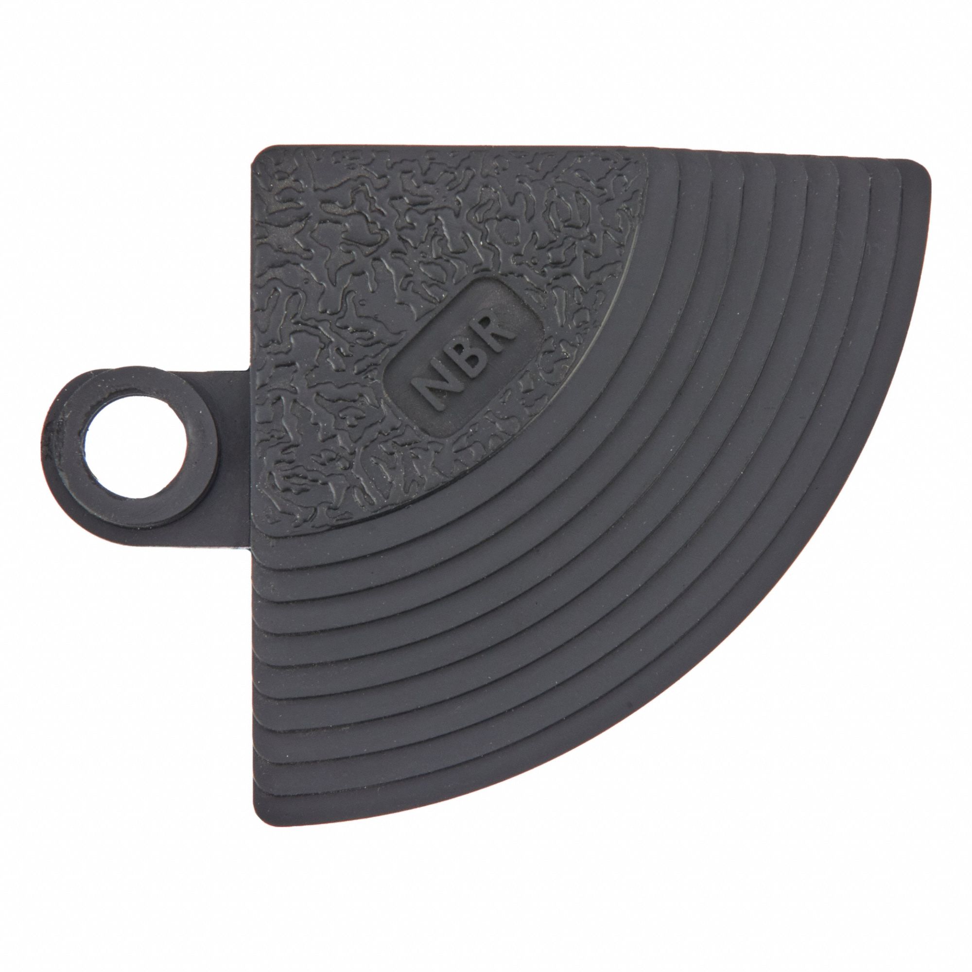 Ramp Outside Corner: Ramp Outside Corner, 4 in x 3 in, WEARWELL 24/Seven® LockSafe®, Ribbed, 4 PK