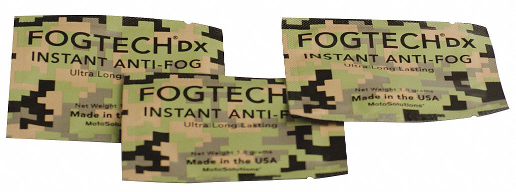 Instant Antifog Wipes: 100 Wipe Count, Individually Wrapped, Pre-Moistened, Anti-Fog, FCAMD100