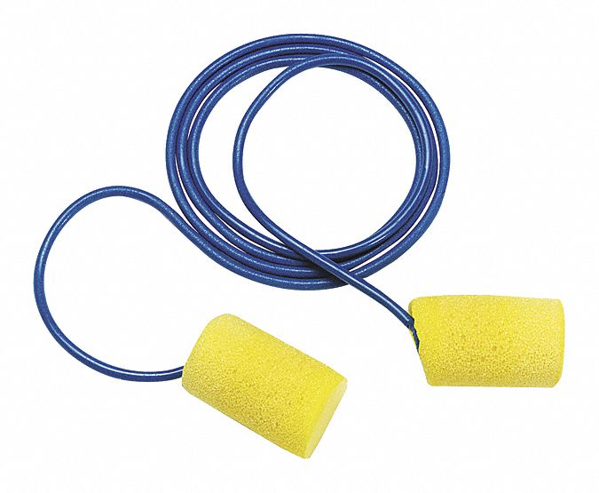 Earplug Corded Yel PK200