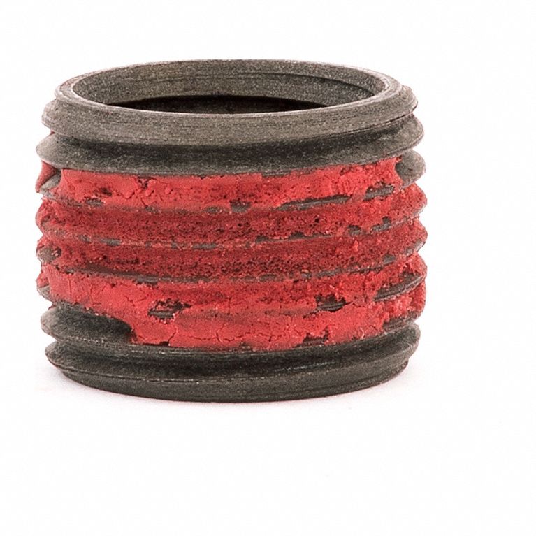 Self Locking Thread Insert: Heavy Wall, M12-1.25 Int Thrd Sz, 12 mm Overall Lg, 5 PK