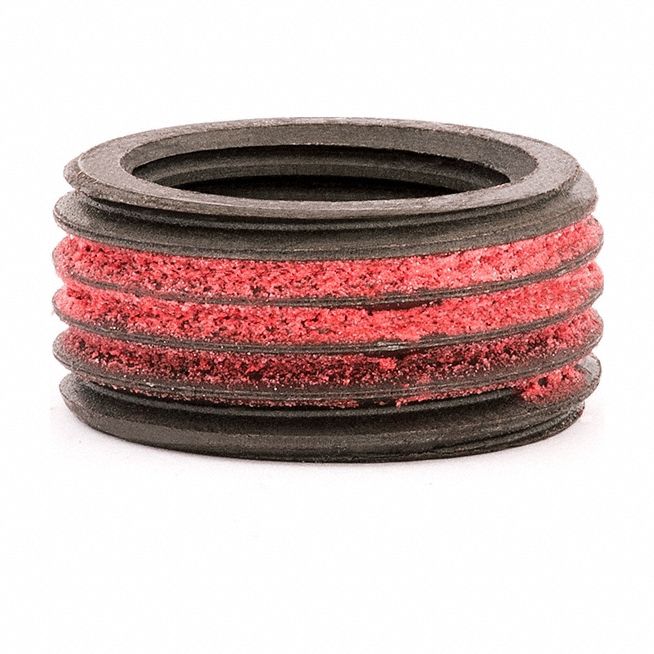 Self Locking Thread Insert: Heavy Wall, M18-1.50 Int Thrd Sz, 12 mm Overall Lg, 5 PK
