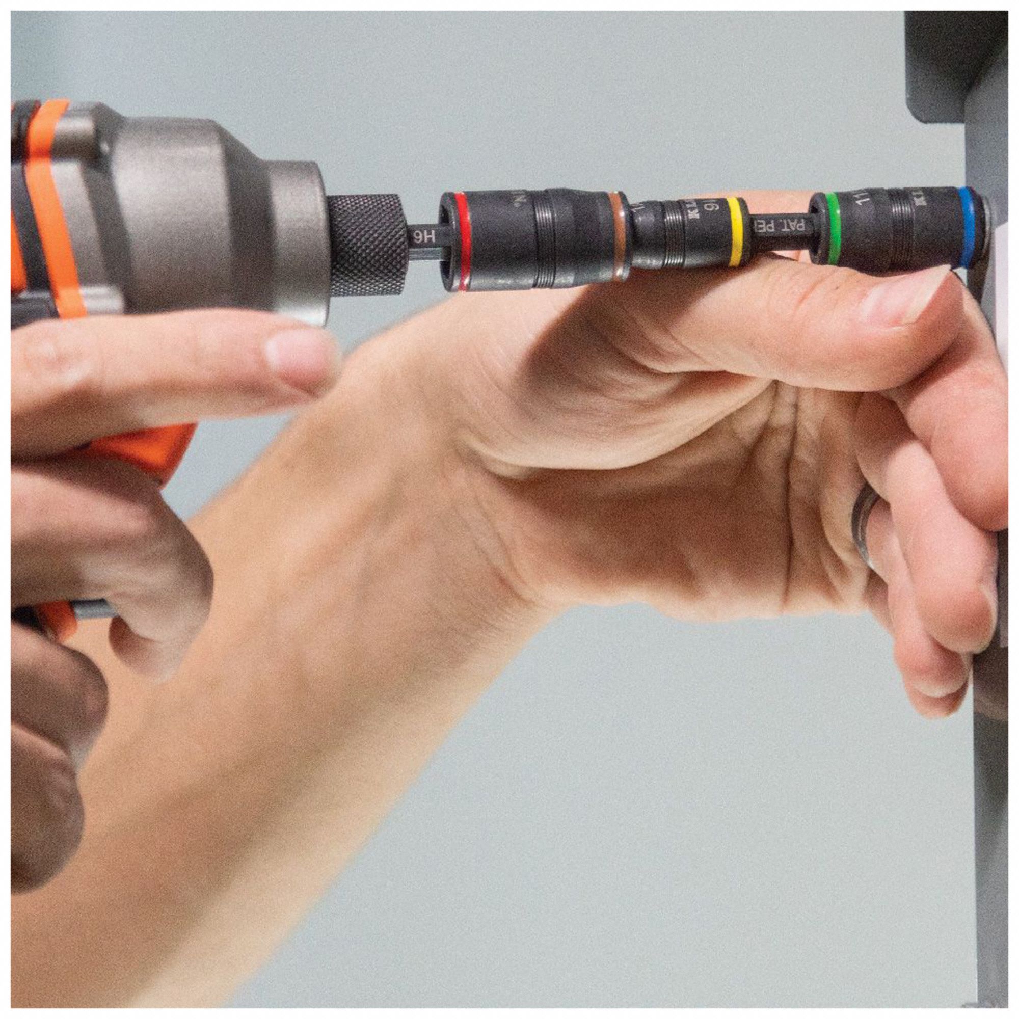 KLEIN TOOLS Impact Flip Socket 11/32 in/1/2 in/1/4 in/3/8 in/5/16 in/7