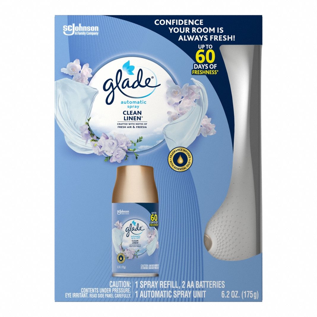 Glade Auto Spray Holder And Refill PK4
