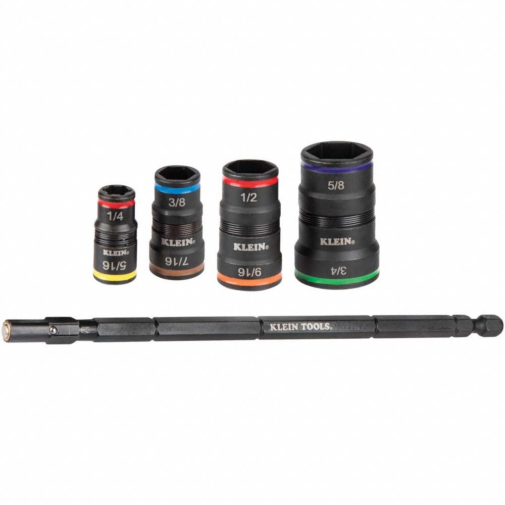てと KLEIN TOOLS, Impact-Rated Flip Socket, Imperial, Double