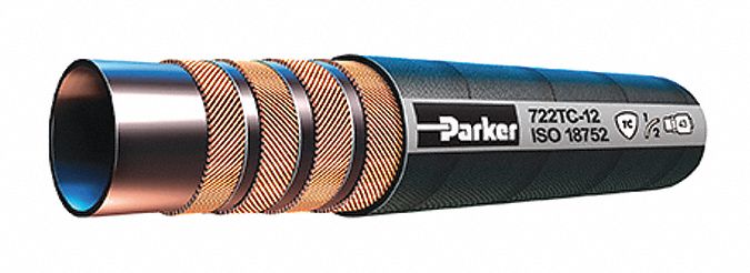 HYDRAULIC HOSE, 4,000 PSI, ½ IN HOSE ID, 57/64 IN HOSE OD, 150 FT HOSE LENGTH