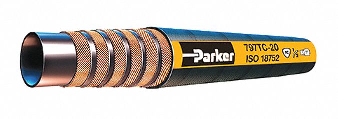 HYDRAULIC HOSE, 6,000 PSI, ⅜ IN HOSE ID, 21/32 IN HOSE OD, 385 FT HOSE LENGTH