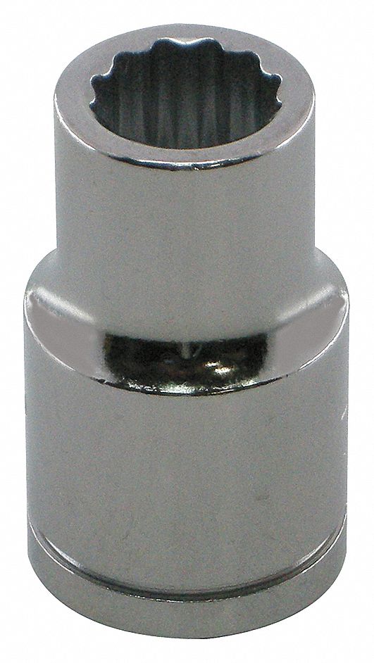 SOCKET 1/2 IN DR 23MM 12 PT STD