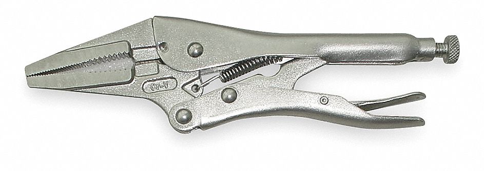 PLIERS LOCKING 4IN LONG NOSE STEEL