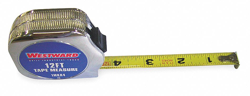 WESTWARD TAPE MEASURE 1/2INX12FT. CARBON STL - Tape Measures - GGG1MKR4 | 1MKR4 - Grainger, Canada