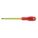 INSULATED SLOTTED SCREWDRIVER, 5/16 IN TIP SIZE, 11 3/4 IN OVERALL L, 7 IN SHANK L