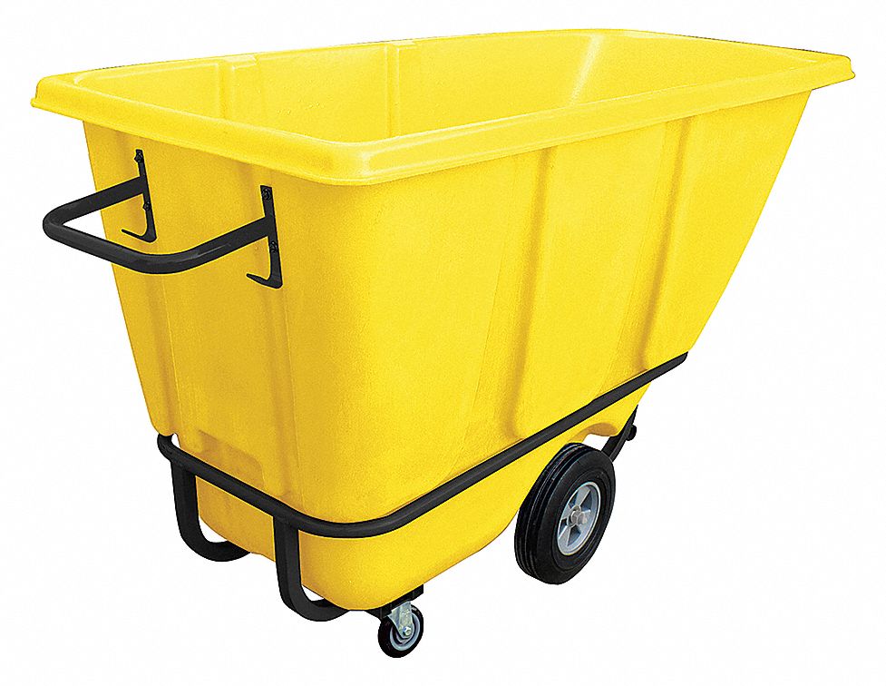 Tilt Truck,Std,1/2 cu yd,850 lb.,Yellow