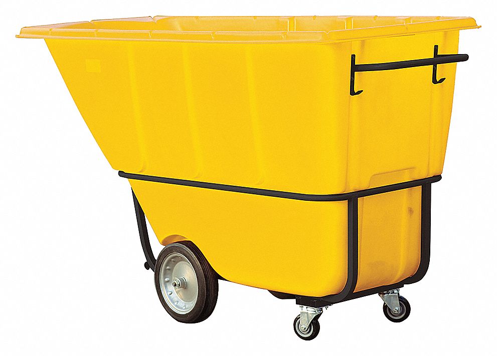 Tilt Truck,Std,1 cu. yd.,1250 lb.,Yellow