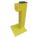 FLUSH END POST 21 IN. YELLOW STEEL