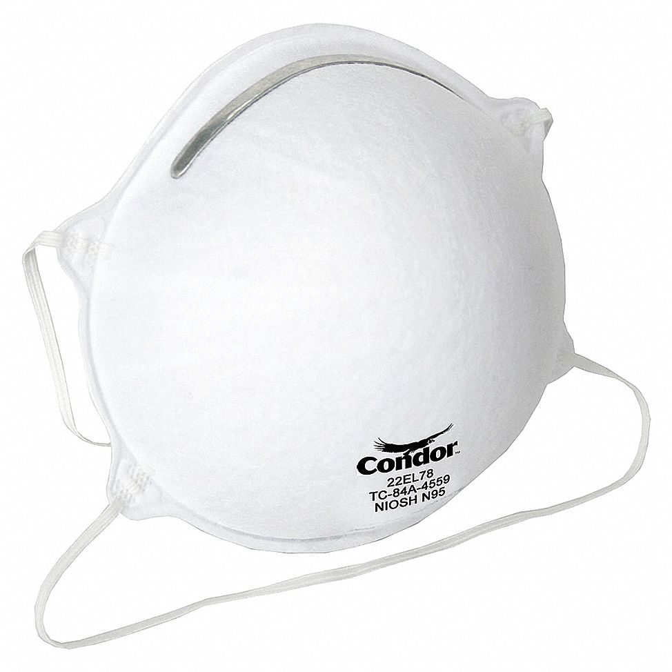 RESPIRATOR DISPOSABLE,N95,PK20