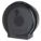 TOILET PAPER DISPENSER, JUMBO CORE, HORIZONTAL SINGLE ROLL, PLASTIC, SMOKE