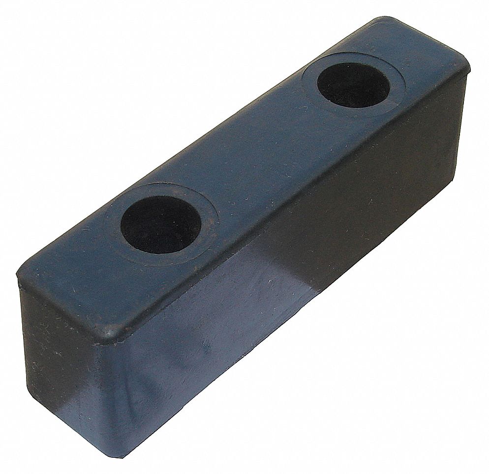 DOCK/BODY BUMPER 8X2X2-1/2IN RUBBER