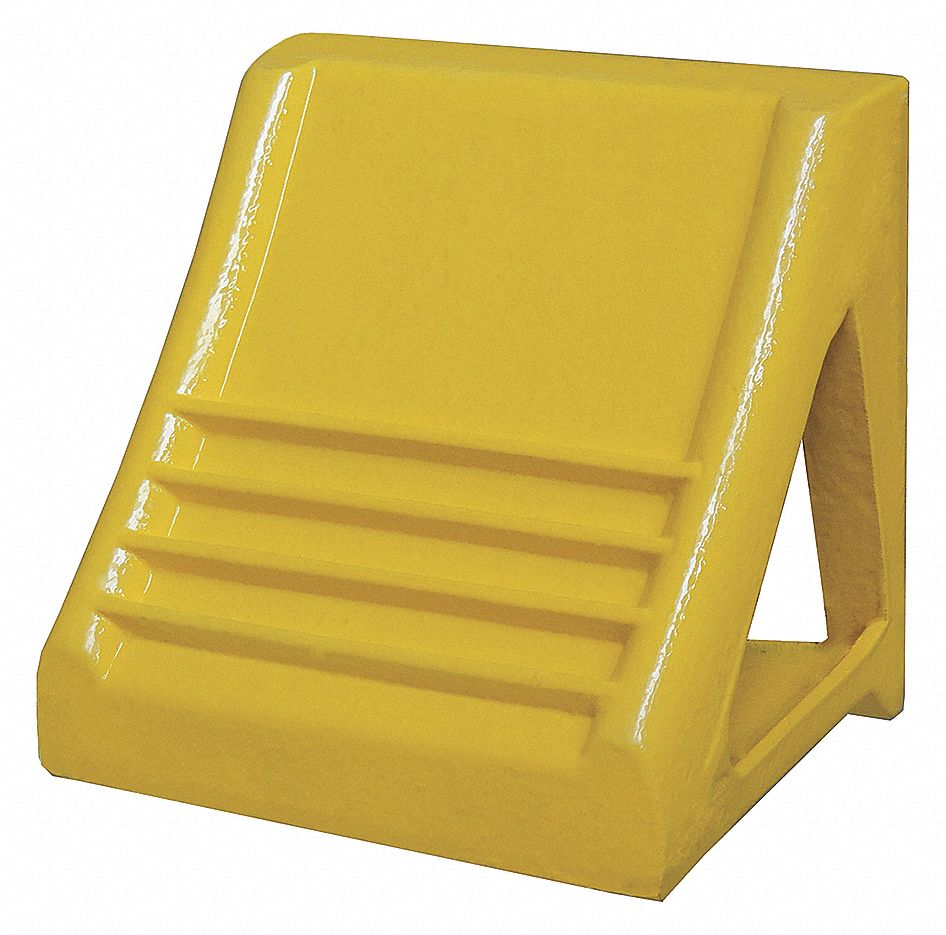 WHEEL CHOCK HEAVY-DUTY STEEL YELLOW