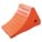 WHEEL CHOCK MOLDED RUBBER ORANGE