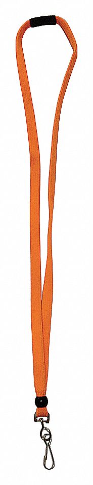 BADGE LANYARD ORANGE PK10