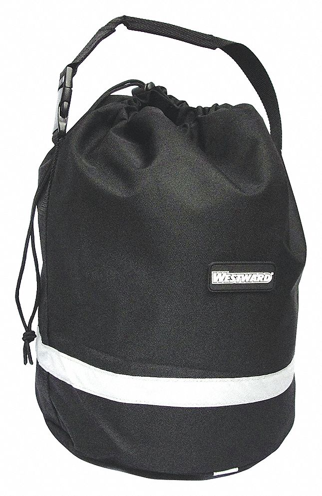 UNLINED BAG DRAWSTRING 10X10X14 BK