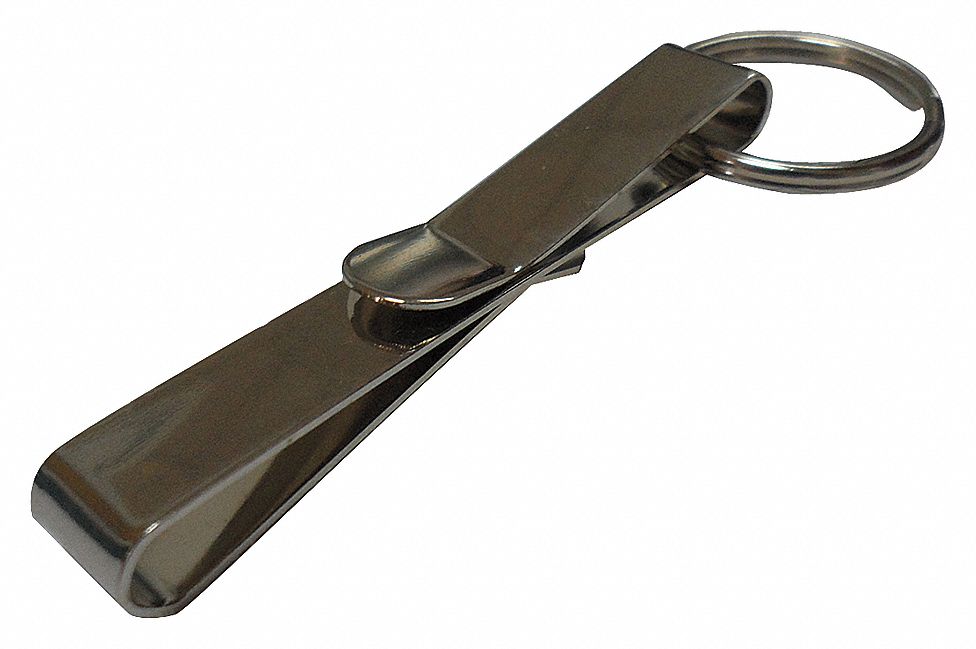 BELT HOOK CLIP ON SILVER