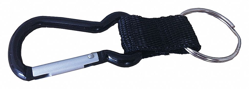 CARABINEER KEY HOLDER BLACK