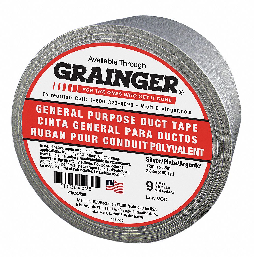 DUCT TAPE 72MM X 55M SILVER 9 MIL