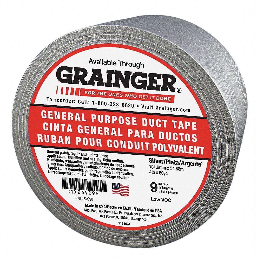 RUBAN CONDUITS 4POX60VG ARGENT 9MIL