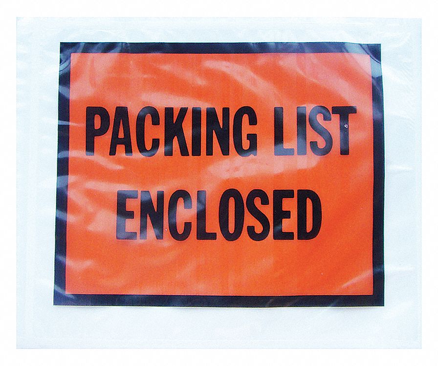 APPROVED VENDOR PACKING LIST ENVL 5-1/2X4-1/2 PK250 - Blank Packing ...