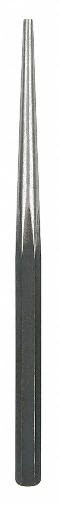 DRIFT PUNCH, 3/8 IN TIP SIZE, HEXAGON, 3/4 IN SHANK W, 10 IN OVERALL L, 5 IN TAPER L