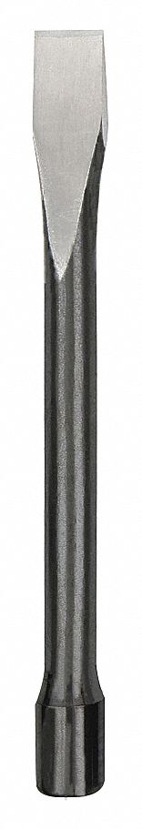 COLD CHISEL, STEEL, 3/4 IN BLADE W, 7 1/2 IN OVERALL L, PLAIN GRIP