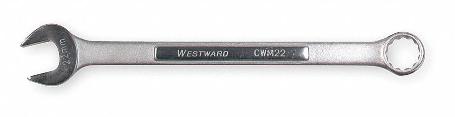COMBINATION WRENCH, ALLOY STEEL, SATIN, 12 MM HEAD SIZE, 4 IN OVERALL L, OFFSET
