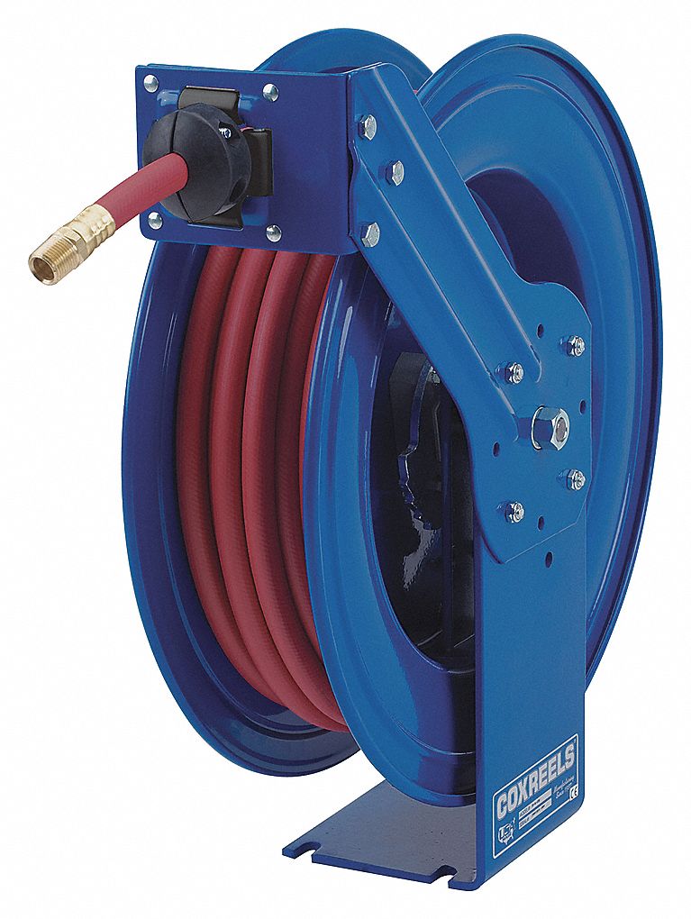 HOSE REEL, SPRING RETURN, SP DR, 3/8 IN X 50 FT LENGTH, 4000 PSI, HOSE NOT INCLUDED