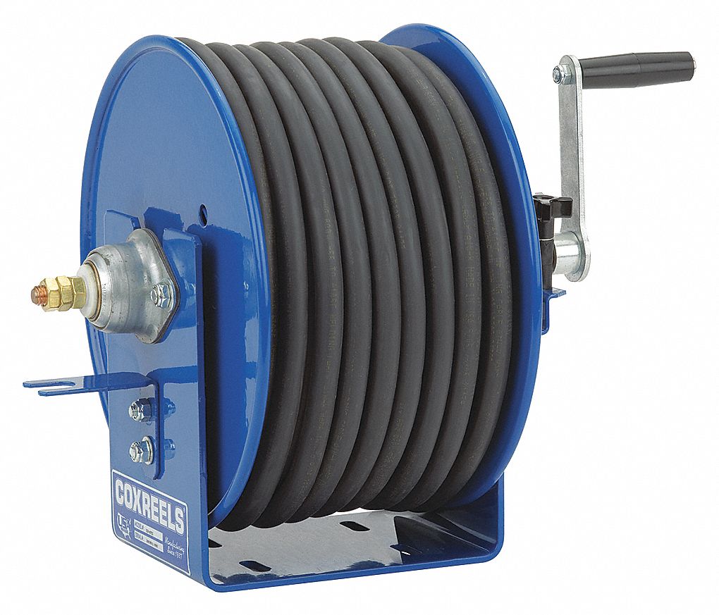 COXREELS REEL WELD CABLE CRNK #2/0X100FT - Air and Electric Motor Driven  Hose Reels without Hose - CXR112WCL620