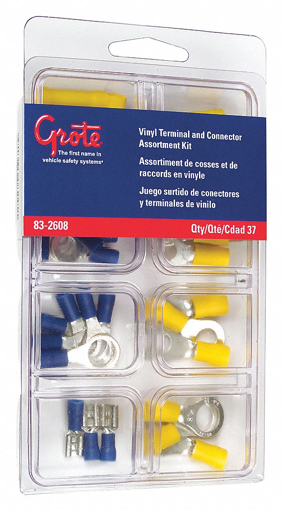 TERMINAL ASSORTMENT KIT PVC 37PC