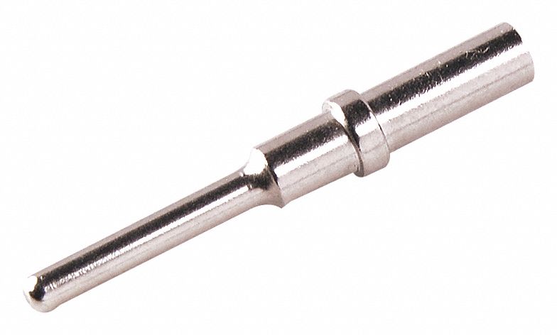 DEUTSCH TERMINAL, MALE TERMINAL, SOLID BARREL, MAX 13 A, WIRE SIZE 16 TO 14, SILICON