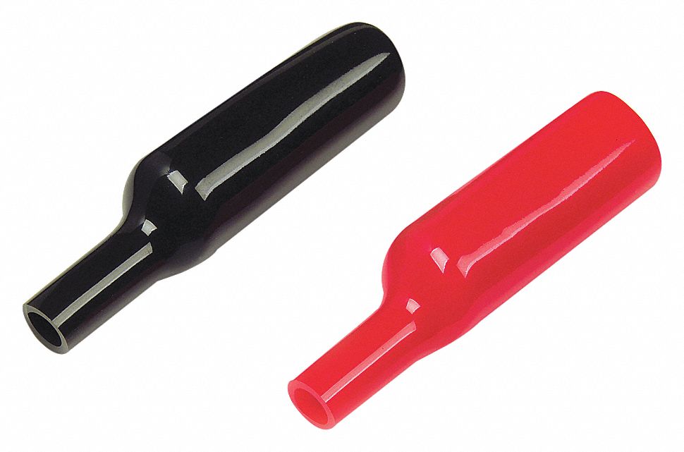 BOOTS TEST CLIPVINYL BLK/RED 5/PR