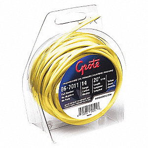 PRIMARY WIRE 18 GAUGE YLW 35 FT