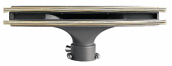 Squeegee: Plastic, For 1 1/2 in Hose Dia, 14 in Lg, 1 1/2 in Wd, 6 in Dp, 1 1/2 in Dia, Std